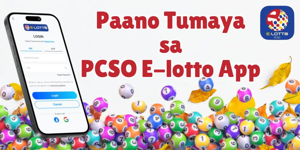 paano tumaya sa PCSO E-lotto App